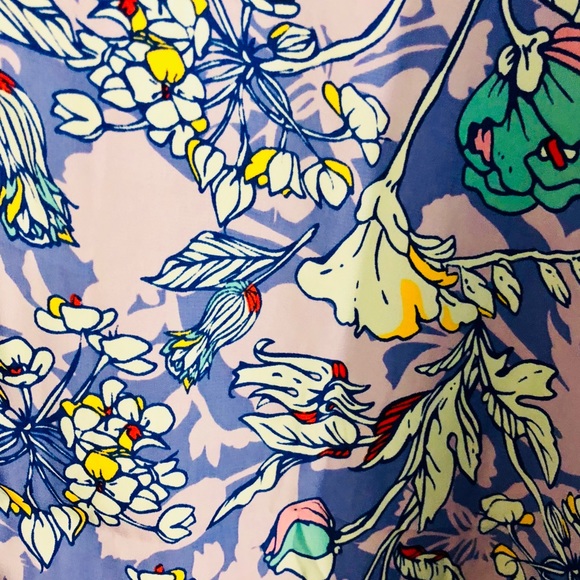 Large Lularoe Lindsey Floral Paisley Print - Picture 2 of 5